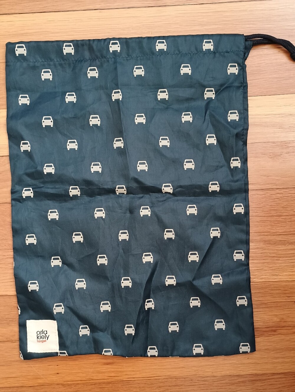 Orla Kiely Target Small Car Print Travel Suitcase Shoe Tote Recycled Dust Bag -